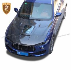 Maserati levante mansory glass carbon fiber hood