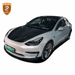 Tesla model 3 CSS carbon fiber hood