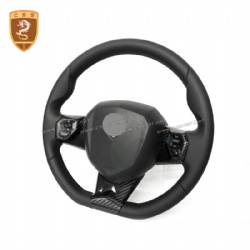 Lamborghini LP700 - Carbon fiber steering wheel interior