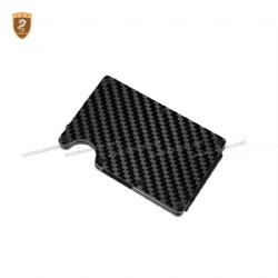 Carbon fiber business card holder