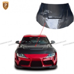 Toyota Supra A90 carbon fiber hood