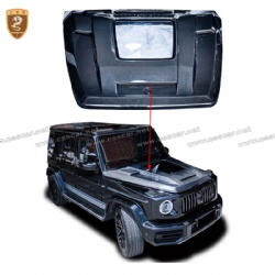 Benz g class w464 ip carbon fiber hood