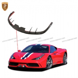 Ferrari 458 Speciale modified css carbon fiber front lip