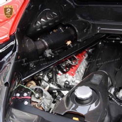 Ferrari SF90 dry carbon fiber engine interior