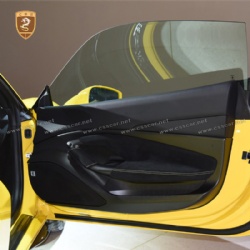 Ferrari F8 carbon fiber door interior