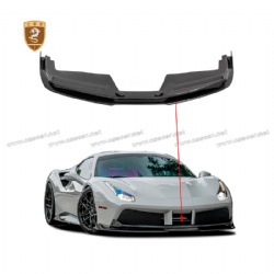 Ferrari 488 modified vorsteiner carbon fiber front lip