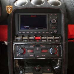 Lamborghini Gallardo LP560 LP570 modified carbon fiber replacement car air conditioner control panel
