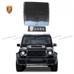 New Benz G-Class W464 modified BRABUS carbon fiber hood