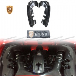 Ferrari 488 spider engine interior