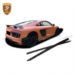 16-18 Audi R8 Carbon Fiber Side Skirts