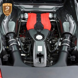 Ferrari f8 engine carbon fiber interior