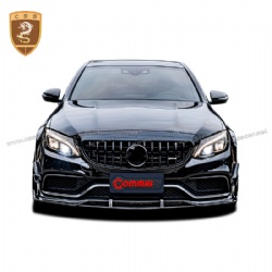 Benz C-Class 63 W205 to Commas dry carbon body kit