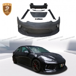 Tesla 3 modified CSS body kit