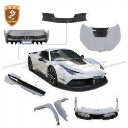 458 Rear Mesh Ferrari 458 misha style body kit