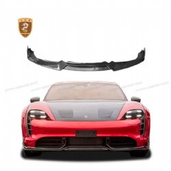 For Porsche taycan turbo update CS front lip