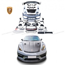 For Porsche Cayman718 update gt4rs body kit