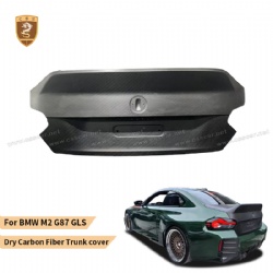 For BMW M2 G87 GLS Dry Carbon Fiber Trunk cover