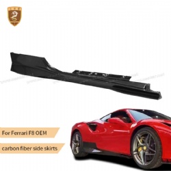 For Ferrari F8 oem style side skirts