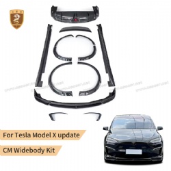 For Tesla Model X update CM wide body kit