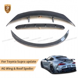 For Toyota supra update AG Rear spoiler and roof wing