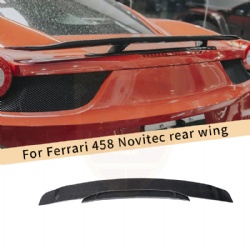 For Ferrari 458 NOV style Rear spoiler