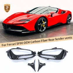 For Ferrari SF90 OEM style rear fender vents