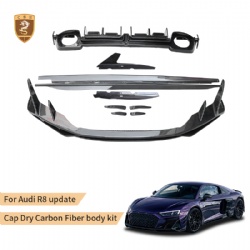 For Audi R8 update Cap Dry Carbon Fiber body kit