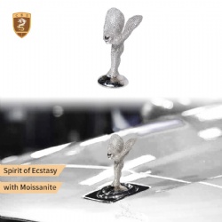 Spirit of Ecstasy with Moissanite