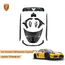 For Porsche 718 boxster Cayman update TD body kit