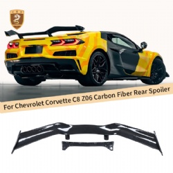 For Chevrolet Corvette C8 Z06 2023 carbon fiber Rear spoiler