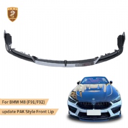 For BMW M8 F91 F92 update PAK front lip
