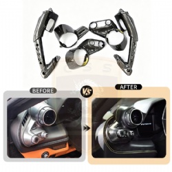 For Ferrari F8 OEM style Air conditioning vents and door handle