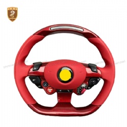 For Ferrari 458 488 F8 812 GTC4 california california T FF F12 LED carbon fiber Steering wheel