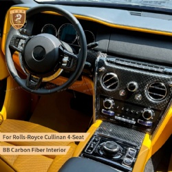 RR062 For Rolls-Royce Cullinan 4-Seat BB style Carbon Fiber Interior