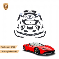 FER018 For Ferrari SF90 OEM style body kit（Includes engine compartment and trunk interior trim）