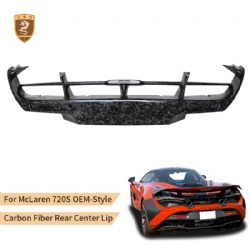 MCL079-10 For McLaren 720S OEM-Style Carbon Fiber Rear Center Lip