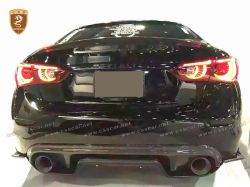 Infiniti Q50 verde rear lip CF body kits