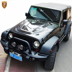 Jeep wrangler carbon fiber hoodhood