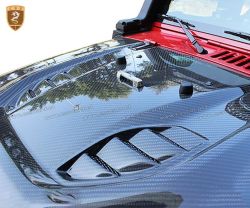 Jeep wrangler carbon fiber hoodhood