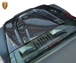 Jeep wrangler carbon fiber hoodhood