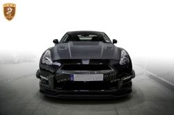 Nissan GTR R35 carbon fiber hood REVOZPORT body kits