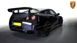 Nissan GTR R35 carbon fiber hood REVOZPORT body kits