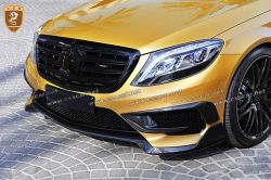 Benz S63-W222 brabus carbon fiber front lip