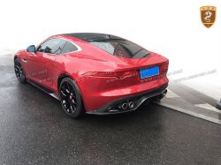 Jaguar F-TYPE carbon fiber rear lip