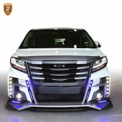 2017 Toyota Alphard black pearl body kits