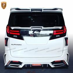 2017 Toyota Alphard black pearl body kits