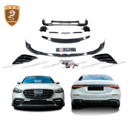 Benz S class w223 modified brabus body kit