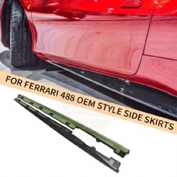 For Ferrari 488 OEM style side skirts