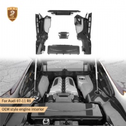 For Audi 07-11 R8 OEM style engine interior