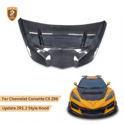 For Corvette C8 z06 update ZR1.2 hood